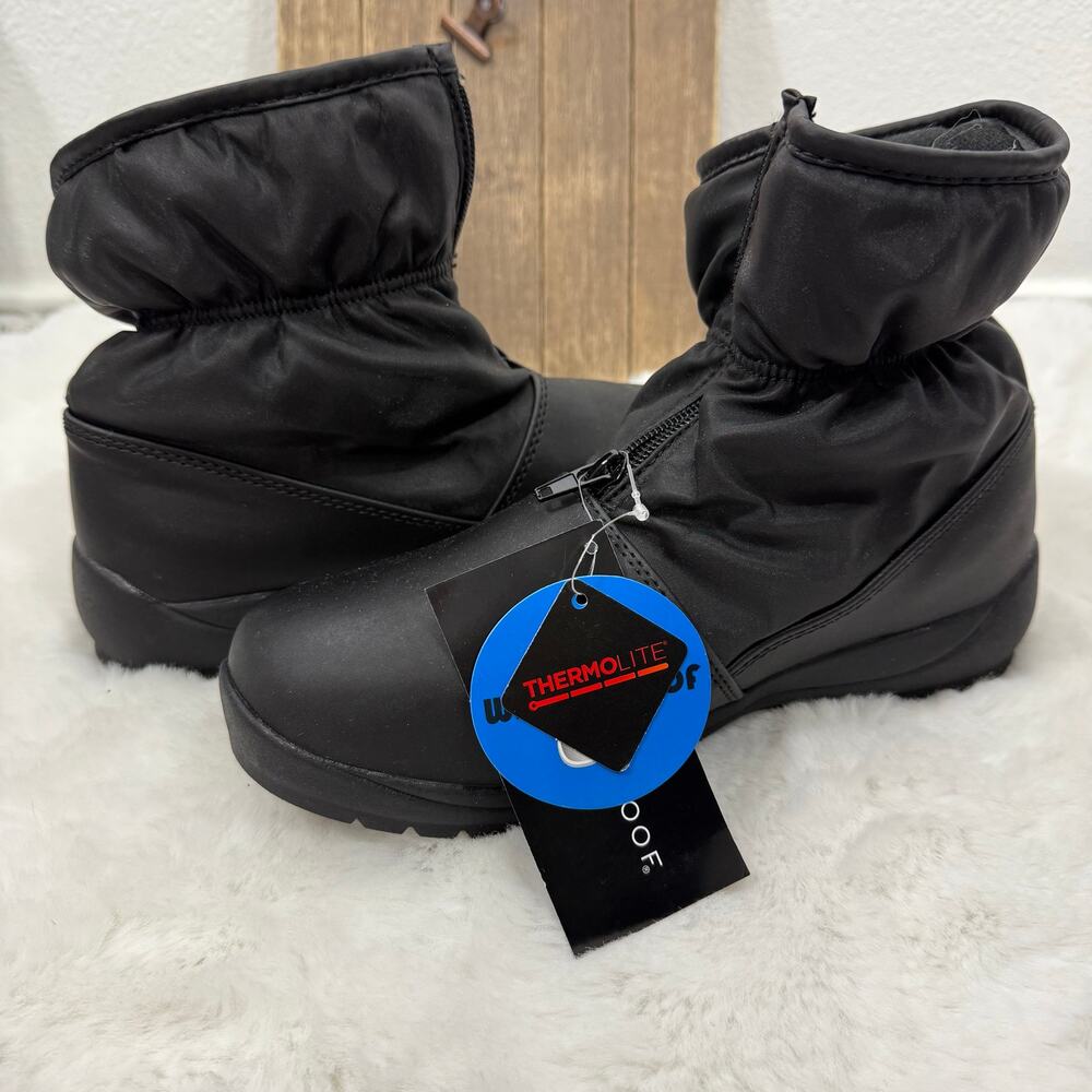 Women's Weatherproof ThermoLite Front Zipper Boots Size 8‎ NWT JAM